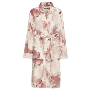 Berkshire Blanket Floral VelvetLoft® Short Robe in Floral Blush
